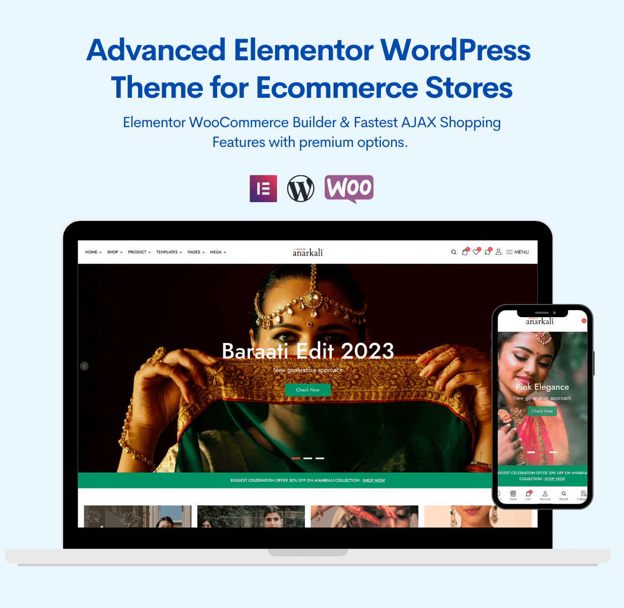 Anarkali - Best Rated Responsive Mobile Focused WooCommerce Theme