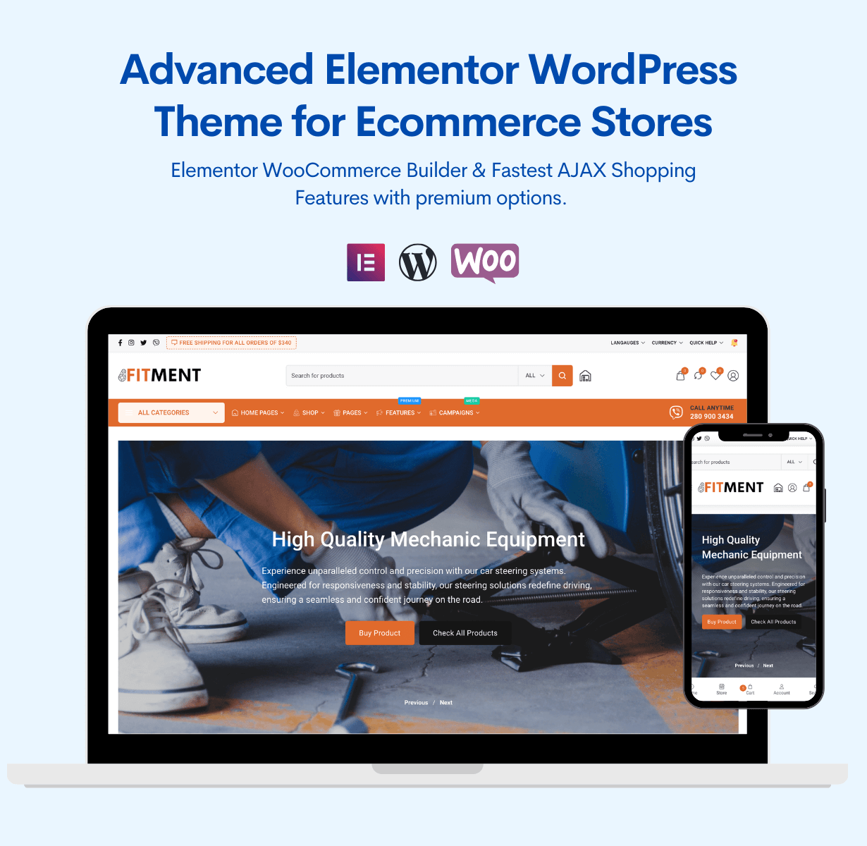 Fitment - Best Rated Responsive Mobile Focused WooCommerce Theme