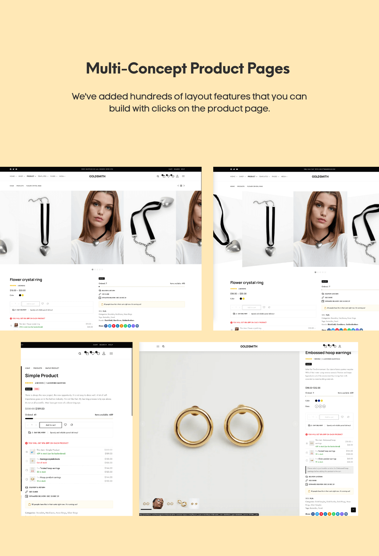 GoldSmith - Jewelry Store WooCommerce Elementor Theme - 5