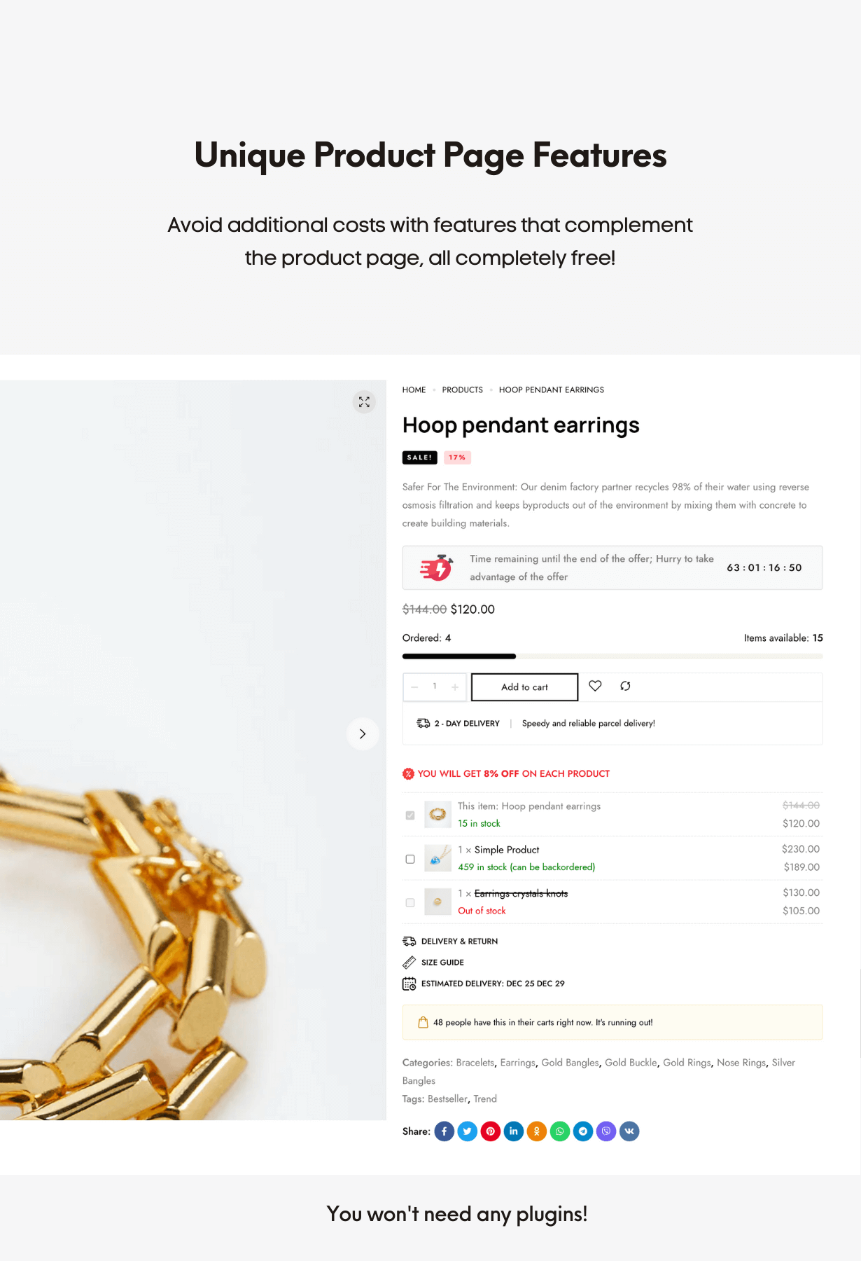 GoldSmith - Jewelry Store WooCommerce Elementor Theme - 16