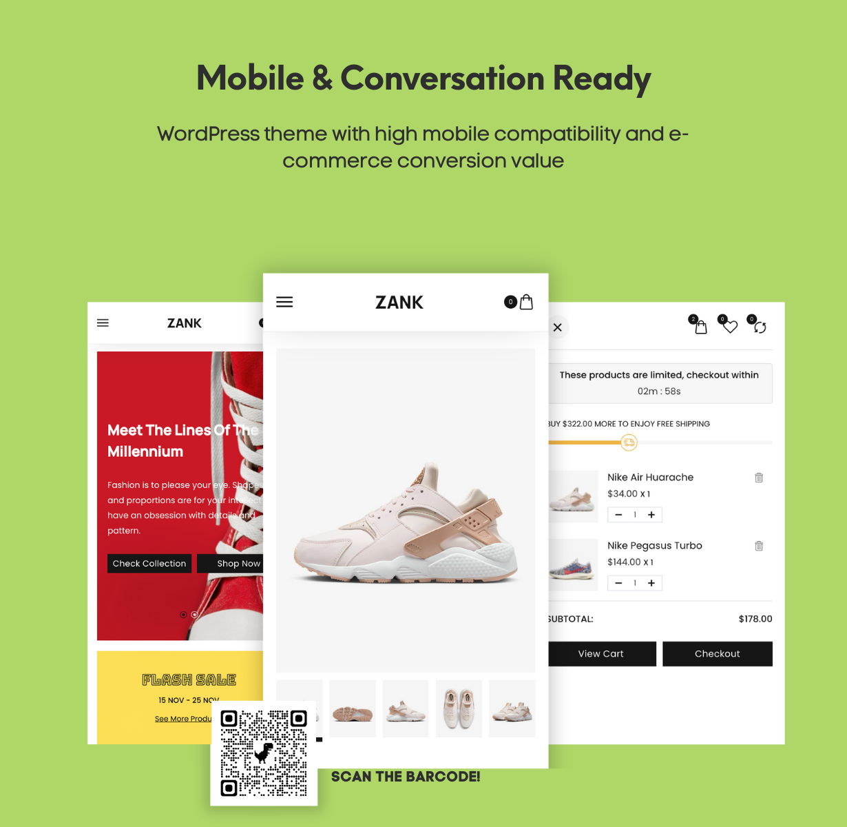 Zank - Best Rated Responsive Mobile Focused WooCommerce Theme