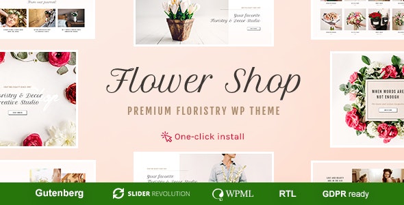 Flower Shop WordPress Theme