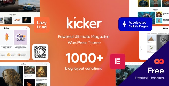 Kicker Hiking WordPress Theme