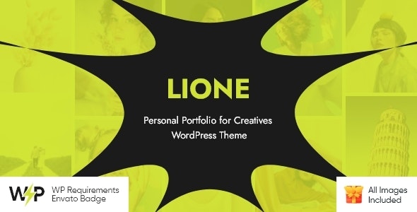 Lione Dribbble WordPress Theme