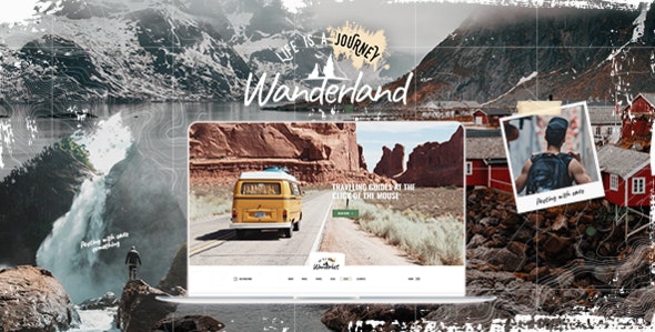 Wonderland Hiking WordPress Theme