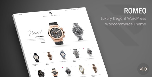 Luxury Watch & Jewelry WordPress Themes