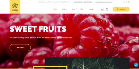 Best Organic Food & Agriculture WordPress Theme