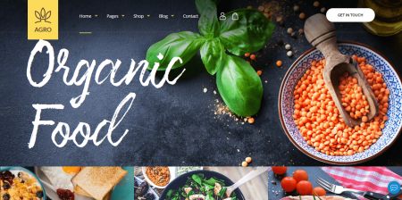 Recommended Organic Food & Agriculture WordPress Theme