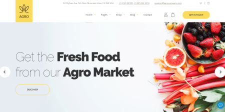 High Downloaded Organic Food & Agriculture WordPress Theme