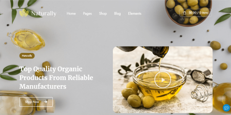Naturally - Organic Food & Shop WooCommerce Theme