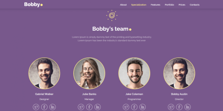 High Downloaded Onepage Creative Theme